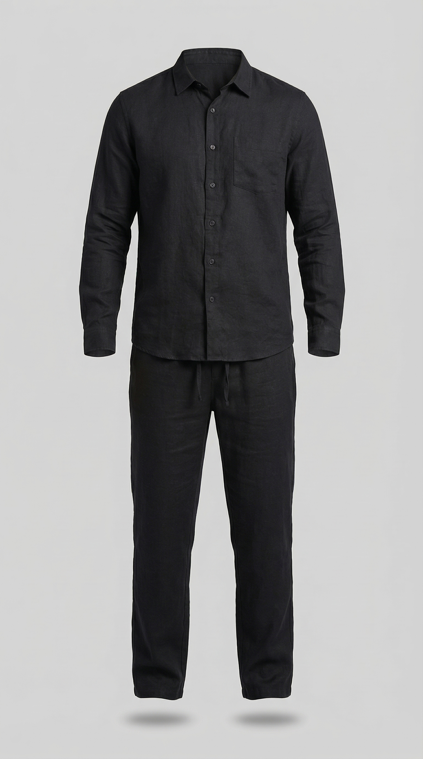 Da Uomo Completo in Lino Relax Smart Casual Moderno