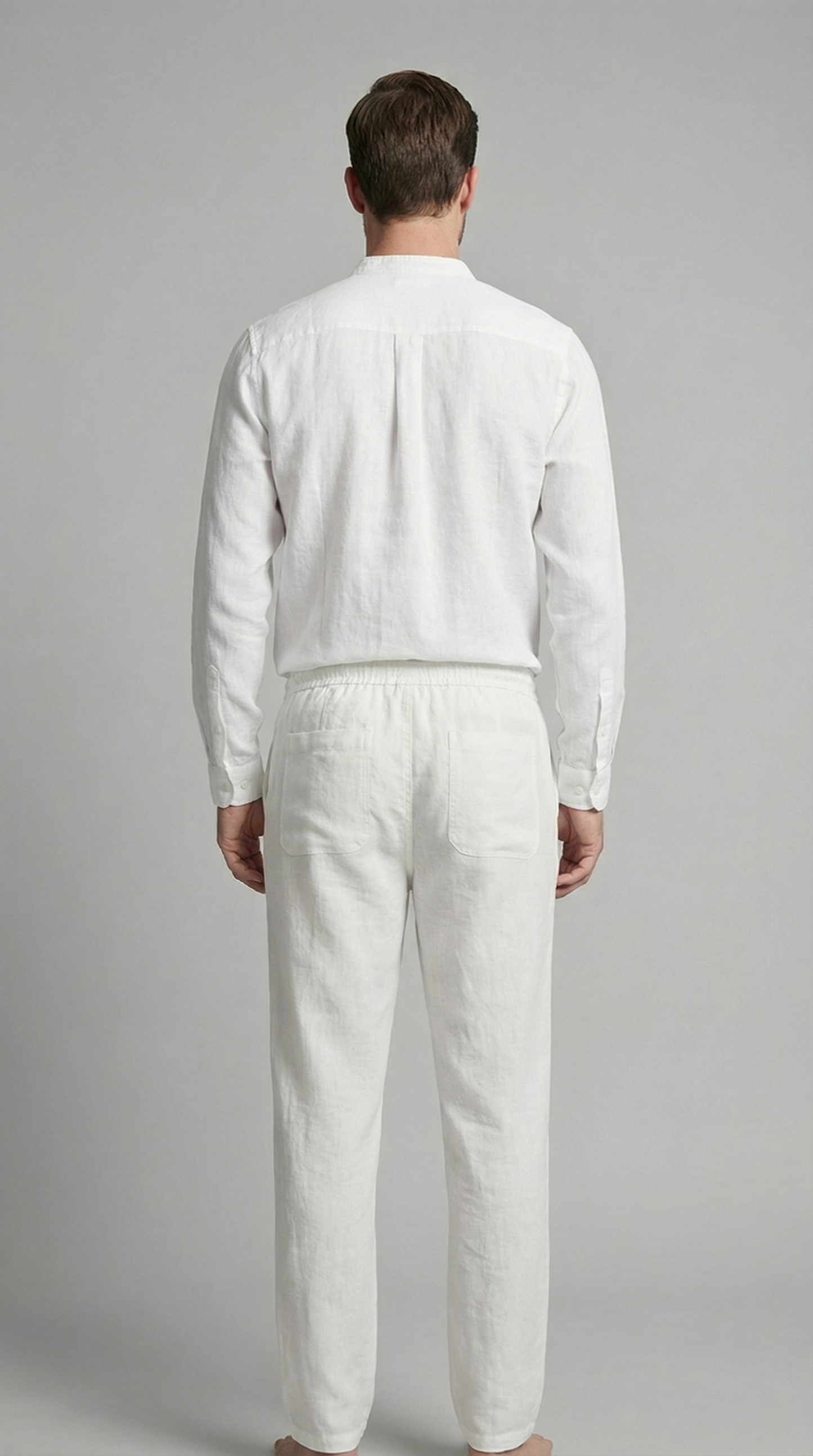 Da Uomo Completo in Lino Relax Smart Casual Moderno