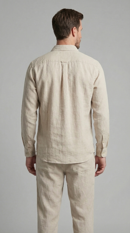 Da Uomo Completo in Lino Relax Smart Casual Moderno