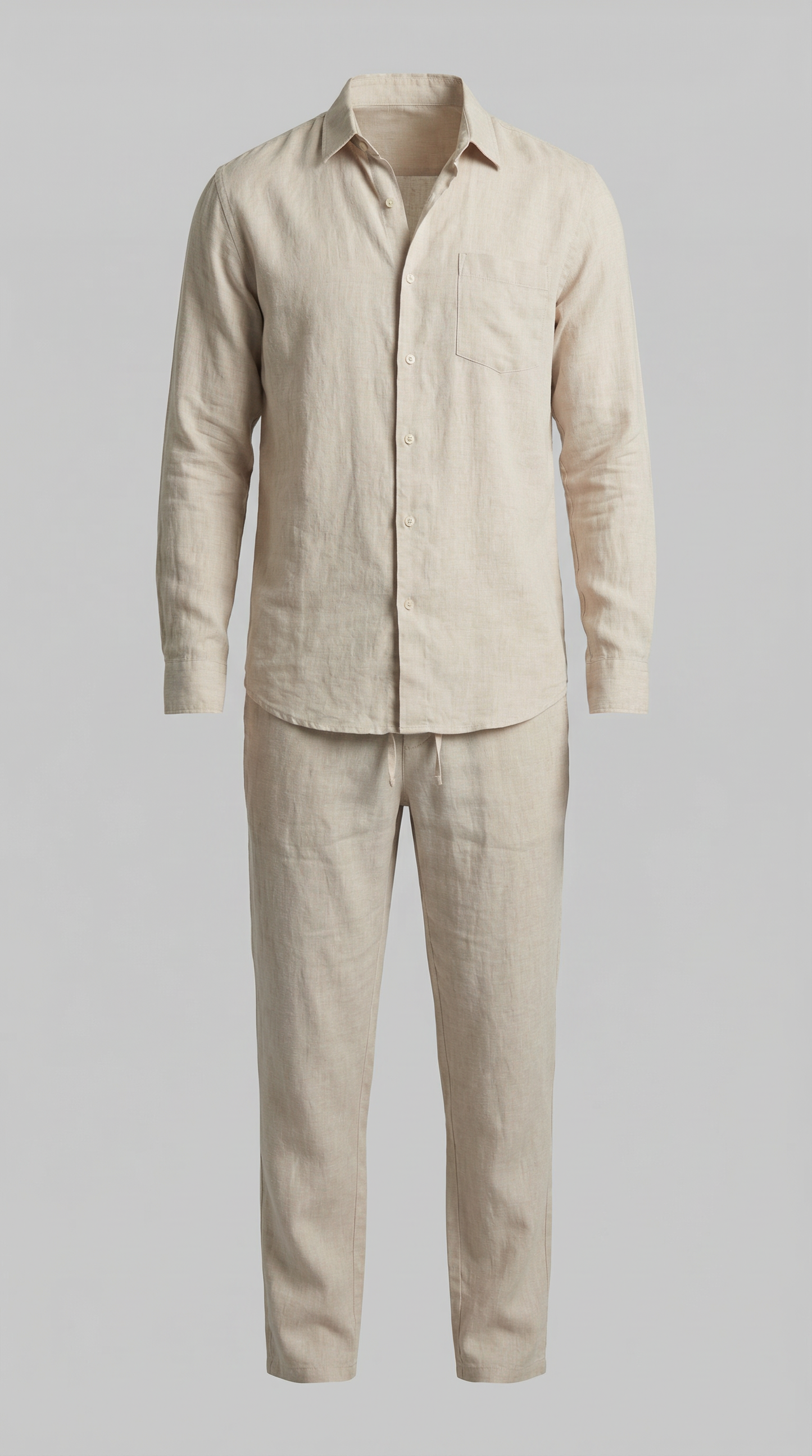 Da Uomo Completo in Lino Relax Smart Casual Moderno