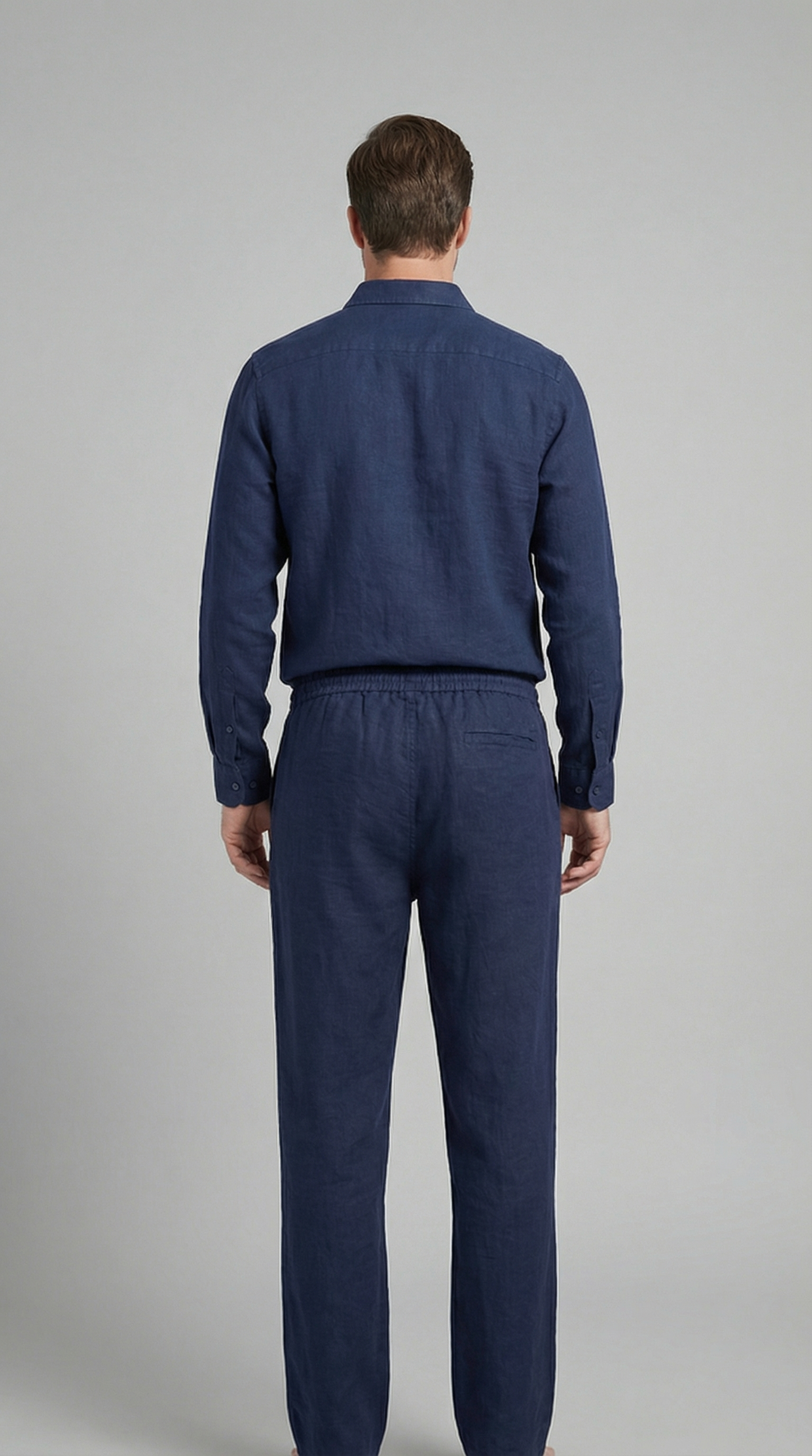 Da Uomo Completo in Lino Relax Smart Casual Moderno