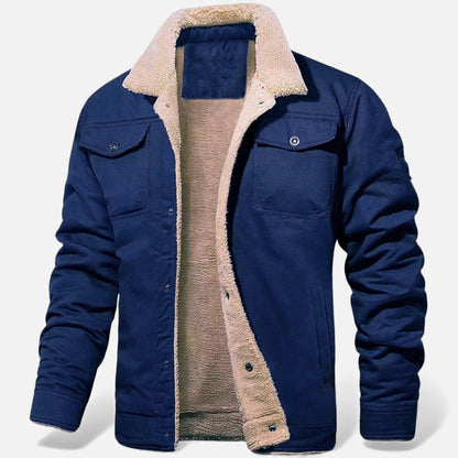 Da Uomo Giacca Workwear Interno Morbido Casual Moderna