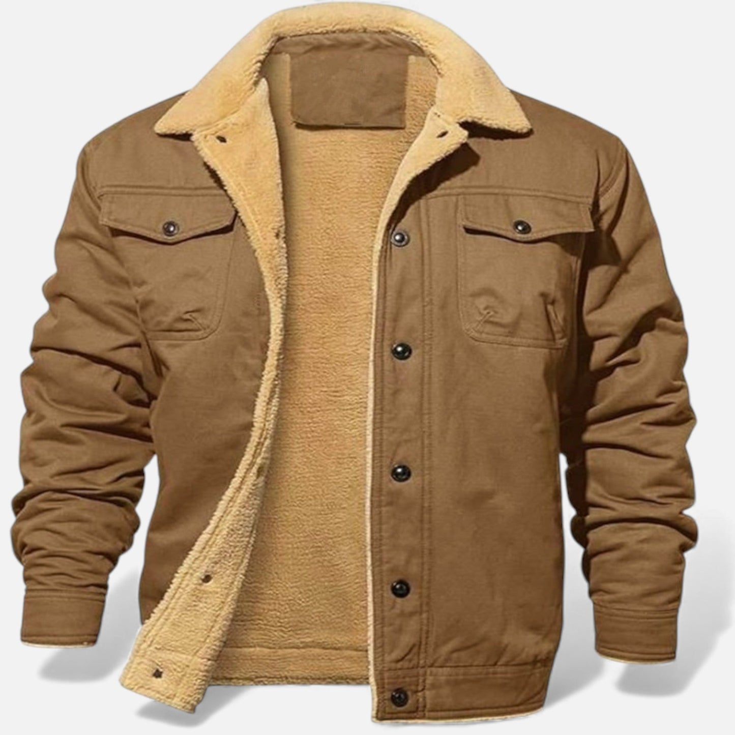 Da Uomo Giacca Workwear Interno Morbido Casual Moderna