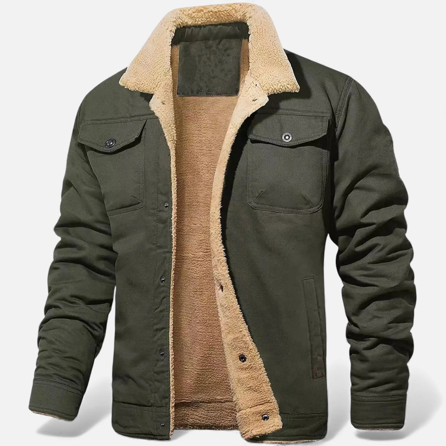 Da Uomo Giacca Workwear Interno Morbido Casual Moderna