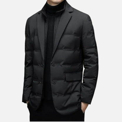 Da Uomo Giacca Puffer Sartoriale Invernale Eleganza Moderna