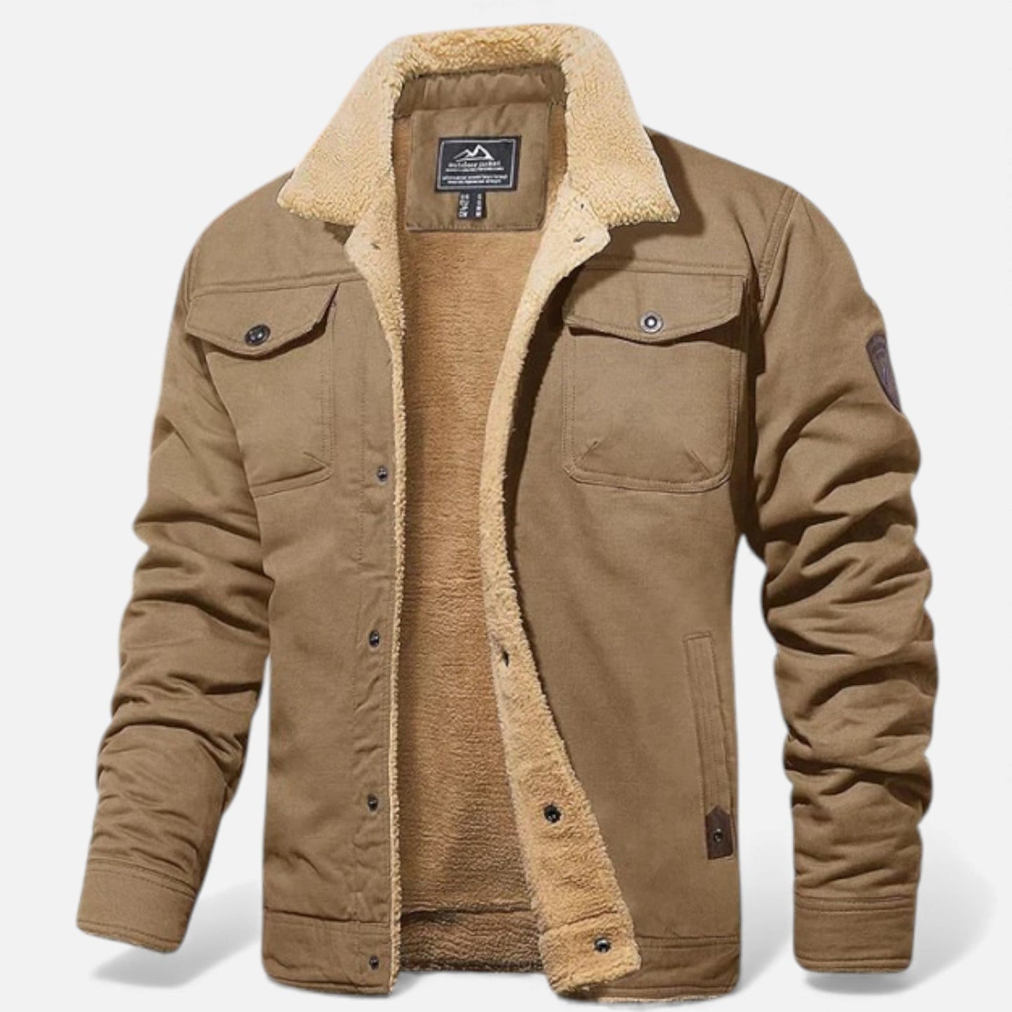 Da Uomo Giacca Workwear Interno Morbido Casual Moderna