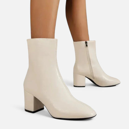 Da Donna Stivaletti Eleganti con Tacco Strutturato Moderno