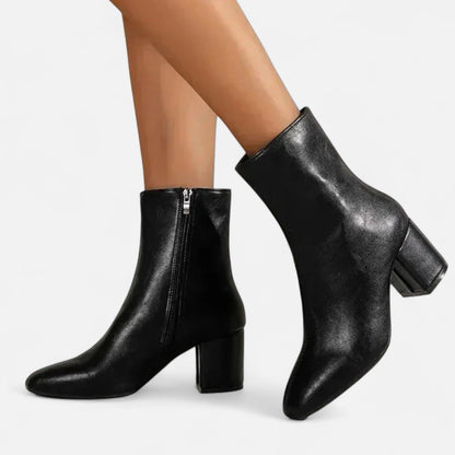 Da Donna Stivaletti Eleganti con Tacco Strutturato Moderno