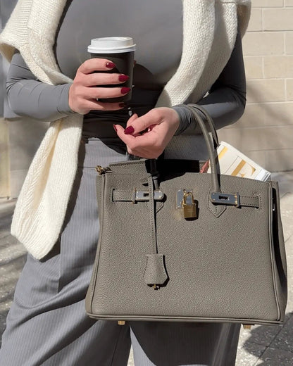 Da Donna Borsa in Vera Pelle con Chiusura Elegante
