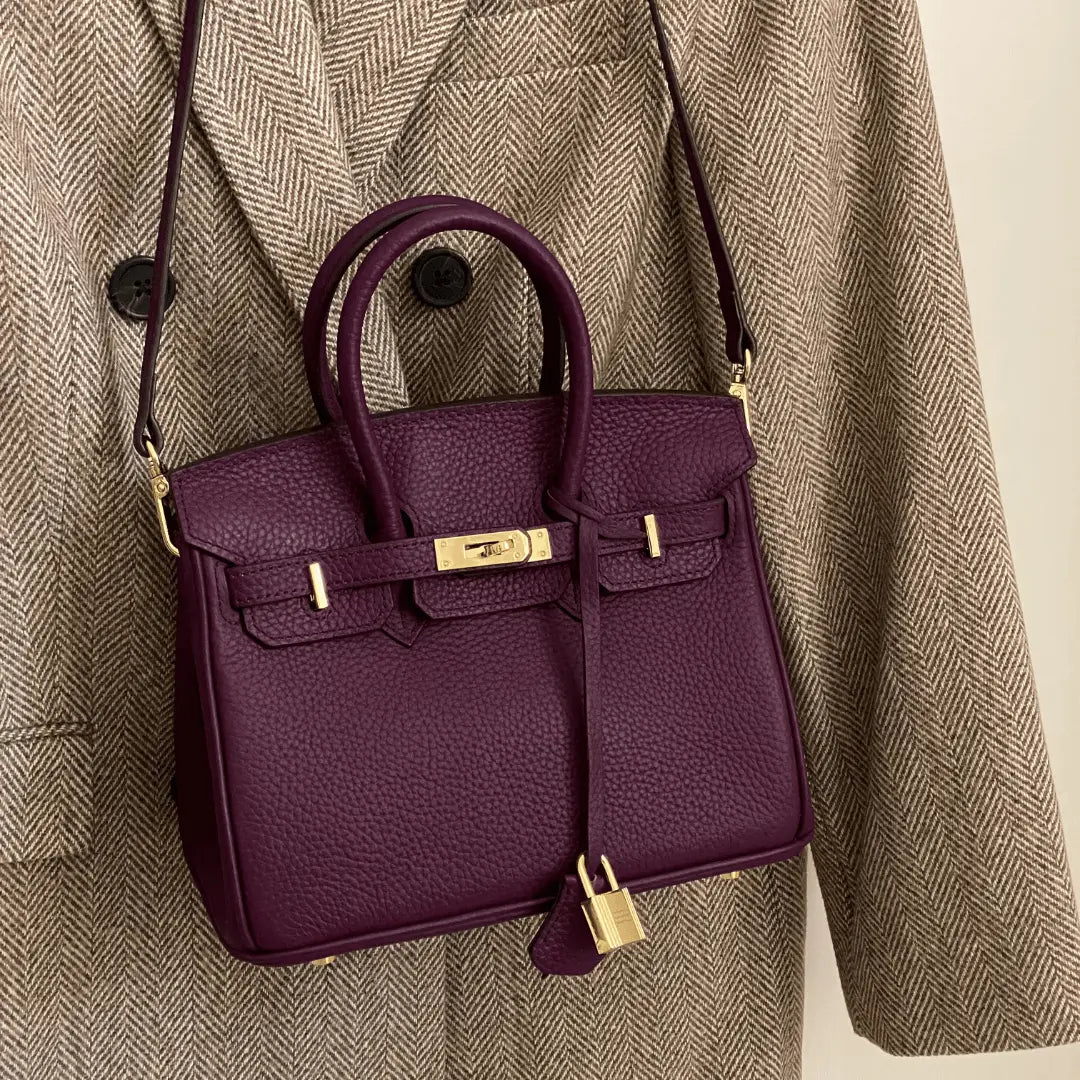 Da Donna Borsa in Vera Pelle con Chiusura Elegante