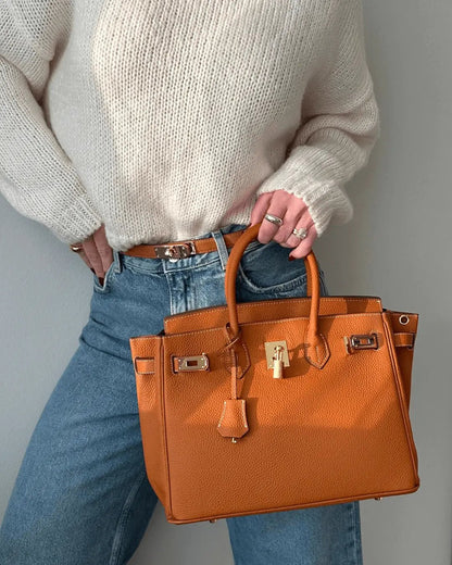 Da Donna Borsa in Vera Pelle con Chiusura Elegante