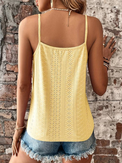 Da Donna Top Pizzo Scollo V Ricamo Eleganza Moderna
