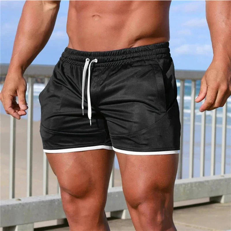 Da Uomo Bermuda Mare Asciugatura Rapida Coulisse Relax Moderno