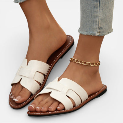Da Donna Sandali Ciabatta Fascia Intrecciata Relax Estiva