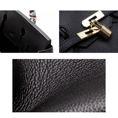 Da Donna Borsa in Vera Pelle con Chiusura Elegante