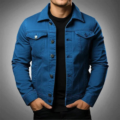 Da Uomo Giacca Denim Strutturata Con Linea Slim
