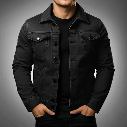 Da Uomo Giacca Denim Strutturata Con Linea Slim