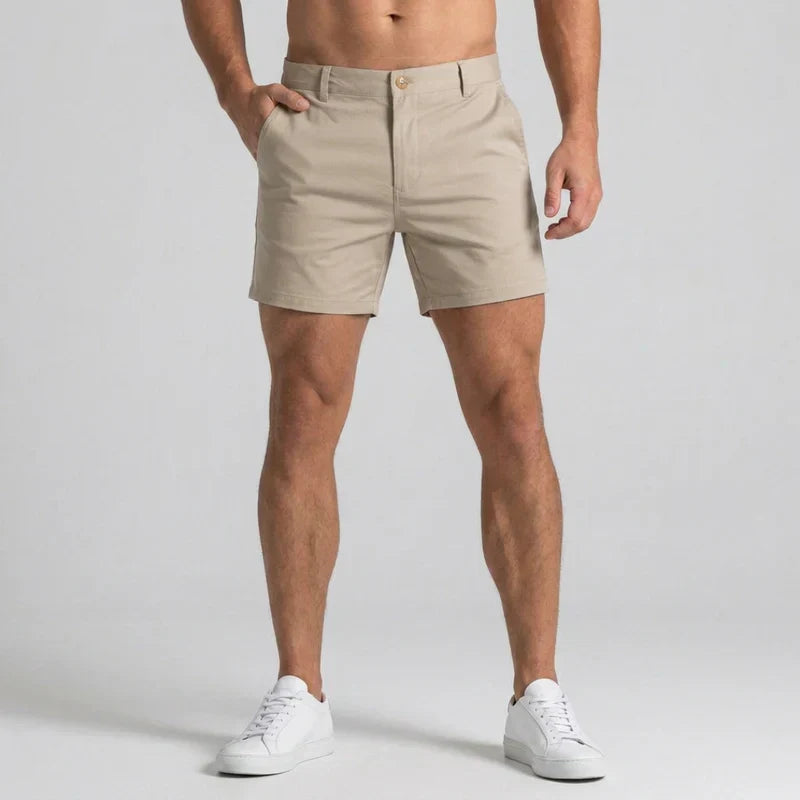 Da Uomo Shorts Chino Slim Fit con Vita Sartoriale