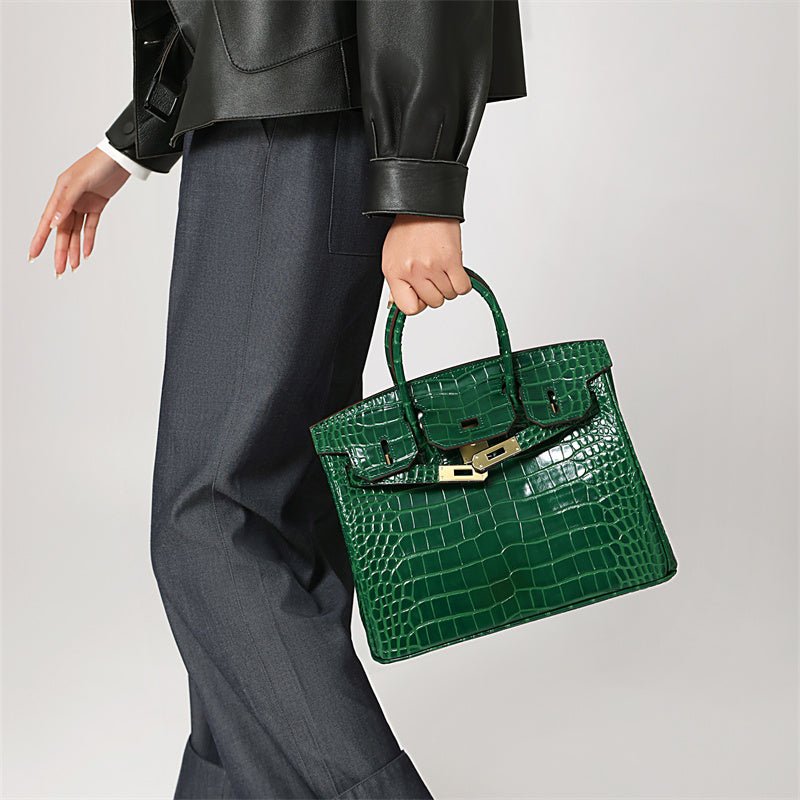 Da Donna Borsa in Vera Pelle con Chiusura Elegante